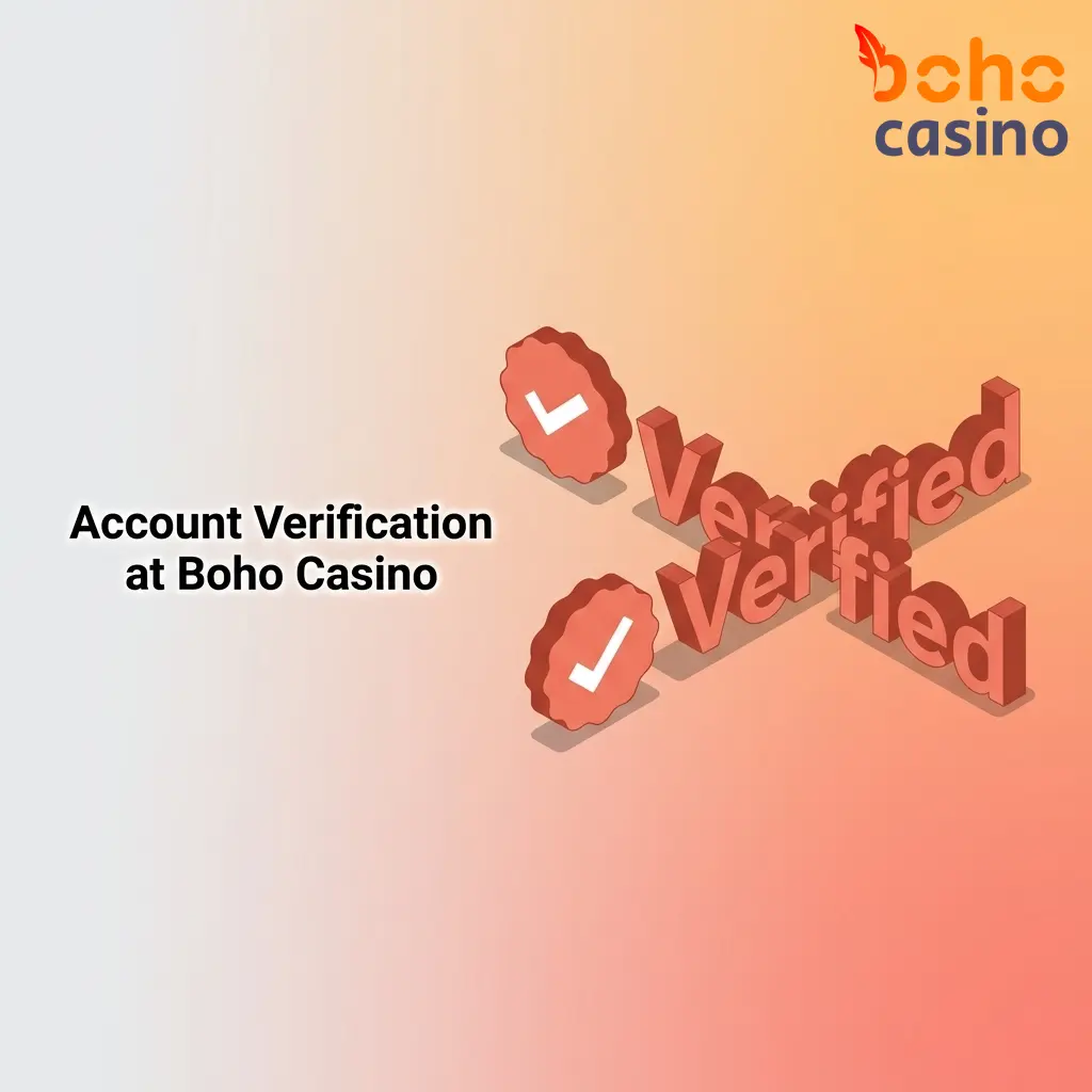 Boho Casino account verification process showing KYC document submission steps for Australian players