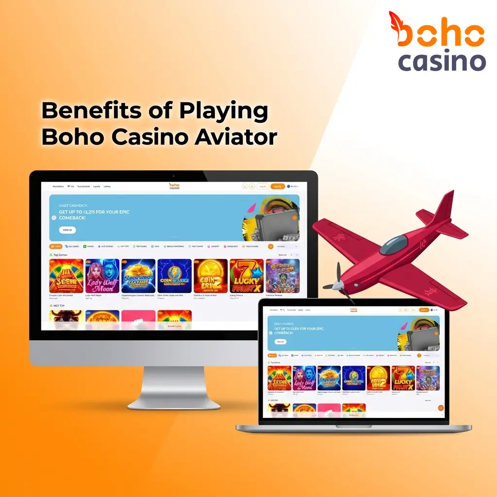Boho Casino Aviator benefits including 97% RTP, AUD support, provably fair rounds, and mobile access for Australian players