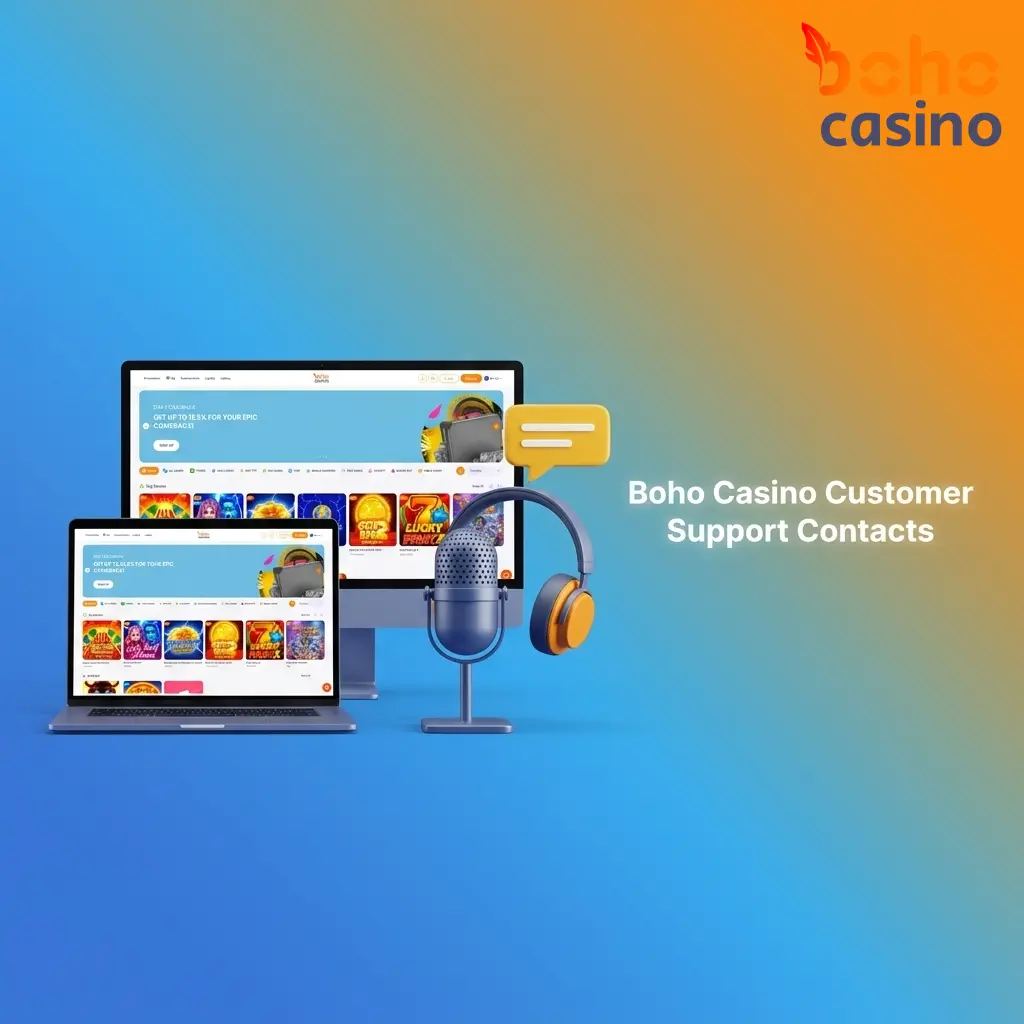 Boho Casino customer support channels including live chat, email, and help centre for Australian players