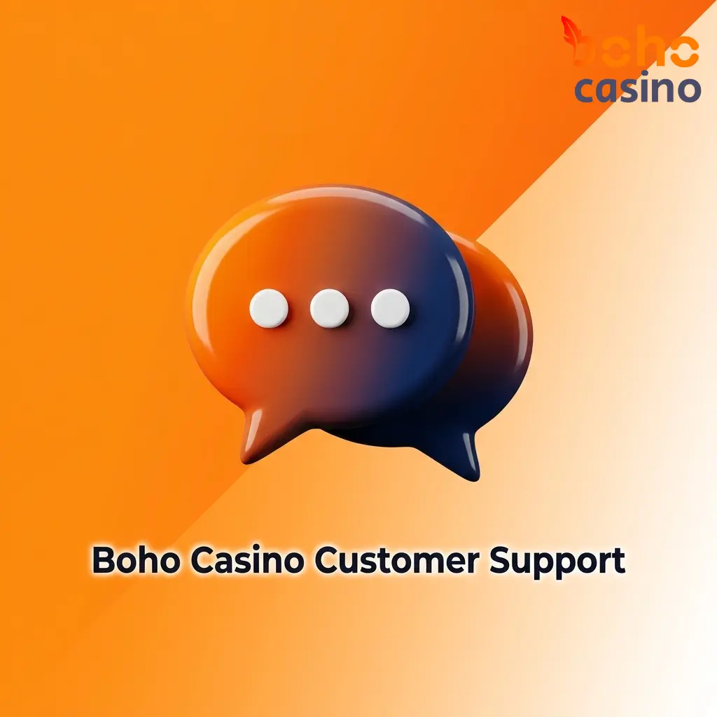 Boho Casino customer support live chat and email contact options available 24/7 for Australian players