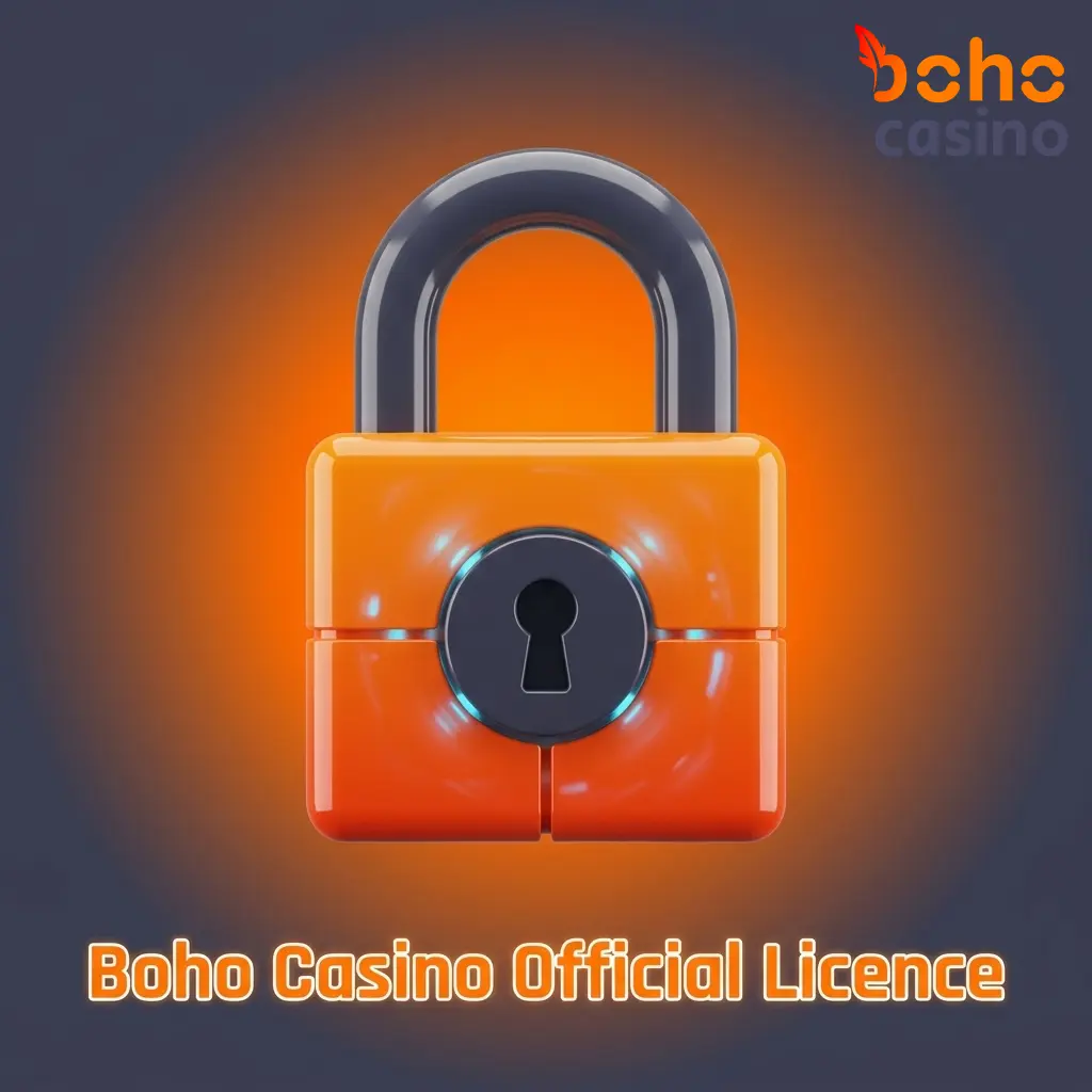 Boho Casino Curaçao eGaming licence certificate number 8048/JAZ authorising international online casino operations