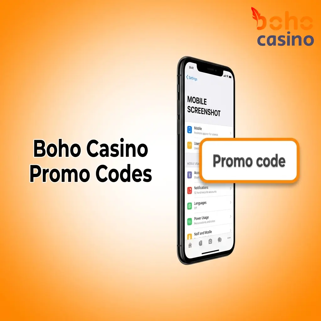 Boho Casino promo codes table showing BOHO1 and BOHO2 offers with bonus amounts and free spins for Australian players
