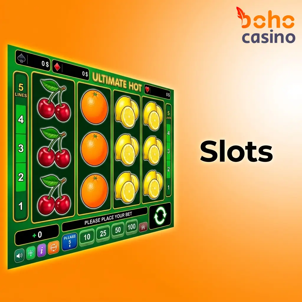Boho Casino slots including Gates of Olympus, Sweet Bonanza, and Book of Dead with RTPs up to 96.55%