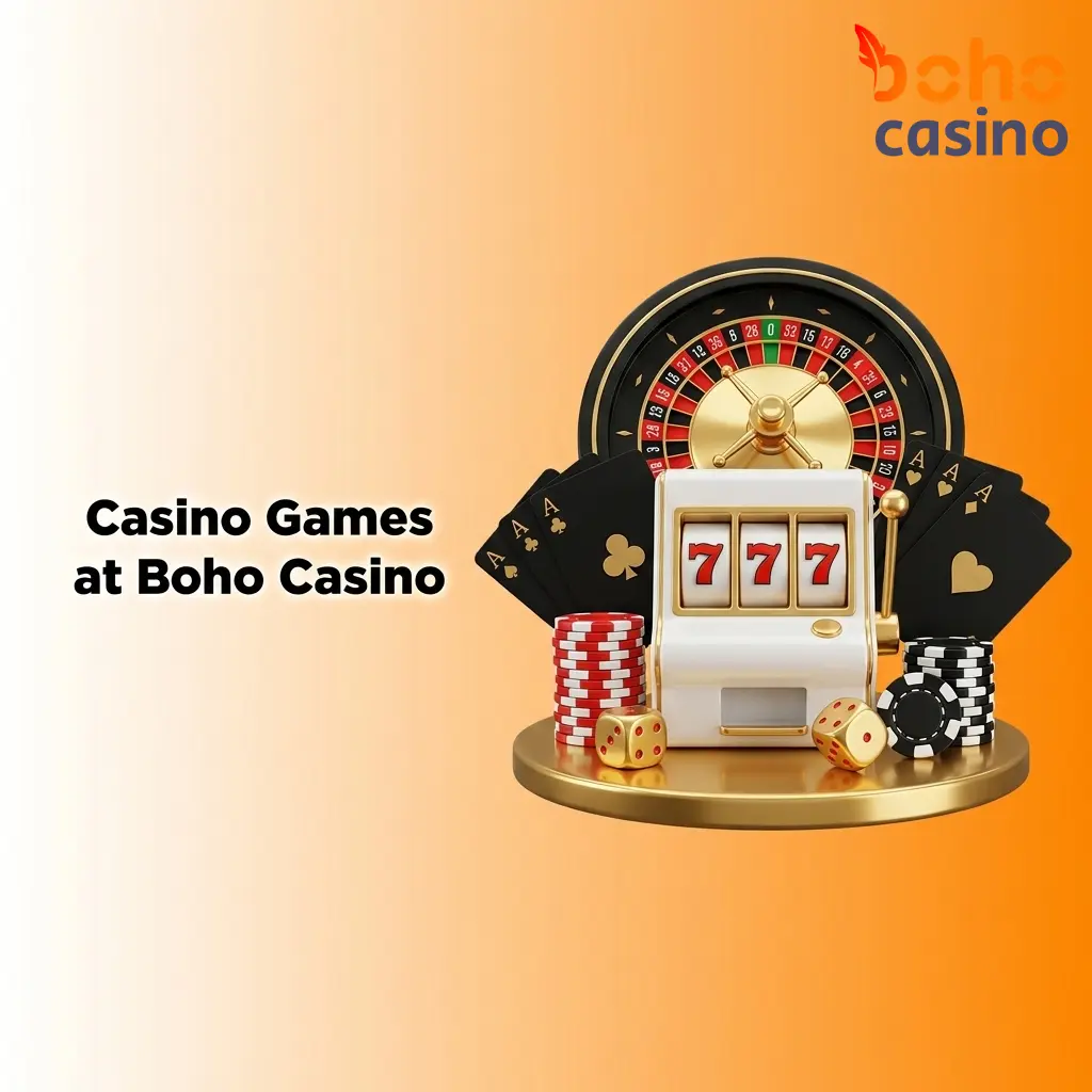 Boho Casino gaming library with over 5000 titles including pokies, live dealer games, table games and more for Australian players