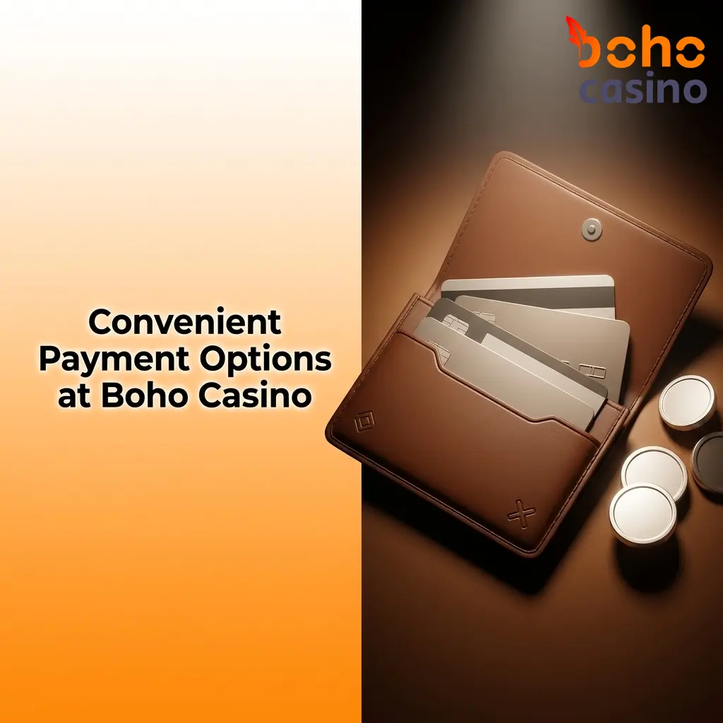 Boho Casino payment methods including Visa, Mastercard, Maestro, Apple Pay, Neosurf, and Cryptocurrency for Australian players