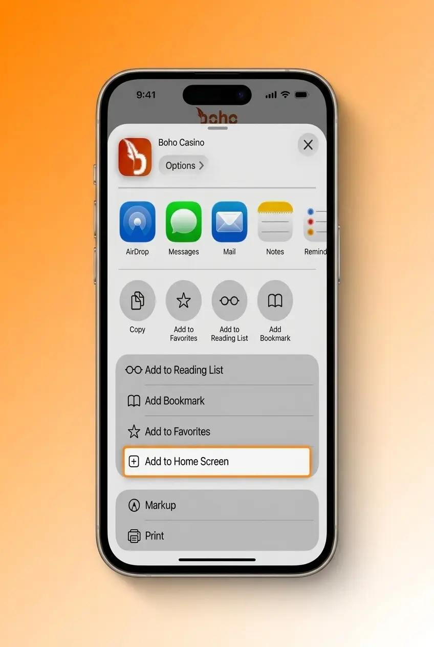 5-step guide to downloading the Boho Casino iOS app on iPhone or iPad via the App Store