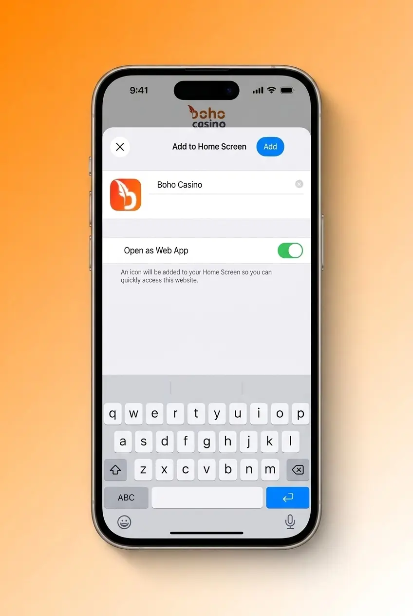 5-step guide to download the Boho Casino iOS app on iPhone or iPad via the App Store